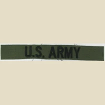 U.S. ARMY Branch Tape, Embroidered, Subdued