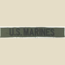 U.S. MARINES Branch Tape, Embroidered, Subdued