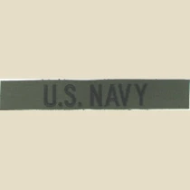 US NAVY Branch Tape, Embroidered, Subdued