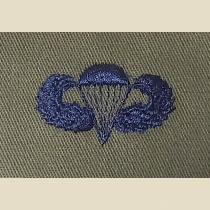Parachutist Qualification Badge, Basic, USAF Subd