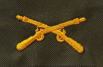 Infantry Branch of Service, Sew-On Color