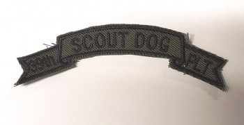 39th Scout Dog Platoon Scroll, Subd.