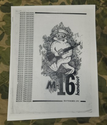 BUDS TRAINING M-16 HANDOUT 1971 (NEW)