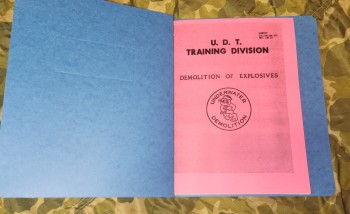 U.D.T. Demolition of Explosives Manual, (NEW)