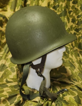 Post WWII / Korean War M-1C Airborne Helmet
