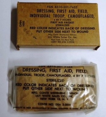 1st Aid Dressing (Bandage), 1960's