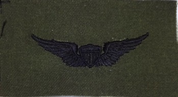 Army Aviator Qual Badge, Basic. Subdued.