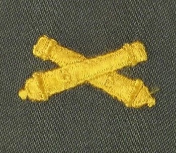 Artillery Branch of Service, Sew-On Color
