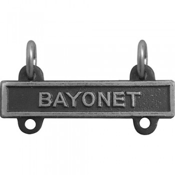 Bayonet Qualification Bar for Marksman Badge.