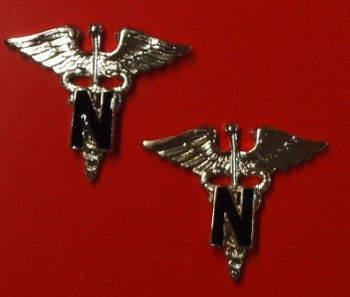 Nurse Branch of Service, Pin-On  Bright