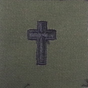 Christian Chaplain Branch of Service, Sew-On Subd.