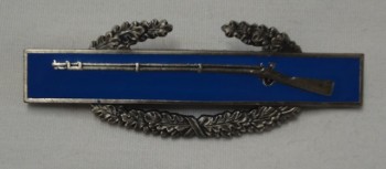 Combat Infantryman's Badge, CIB, Pin-On Metal.