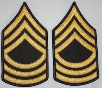 Master Sergeant, Color Sleeve Set (Gold on Green)