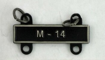 M-14 Qualification Bar for Marksman Badge.