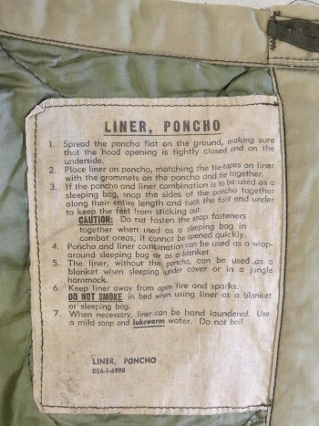 Poncho Liner, OD Green