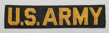 U.S. ARMY Branch Tape, Woven, Color (NOS)