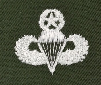 Parachutist Qualification Badge, Master. Color