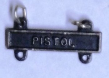 Pistol Qualification Bar for Marksman Badge.