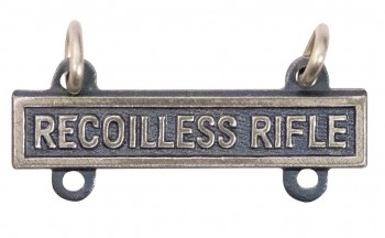 Recoilless Rifle Qualification Bar for Marksman Badge.