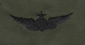 Army Aviator Qual Badge, Senior. Subdued.