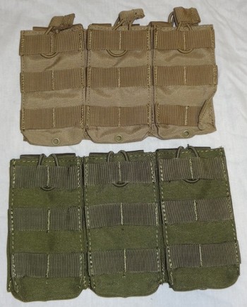 M4 Triple Magazine Pouch, OD or Tan