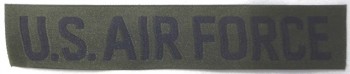 U.S. Air Force Tape, Woven, Subdued