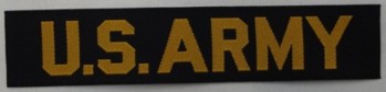 U.S. ARMY Branch Tape, Woven, Color (New)