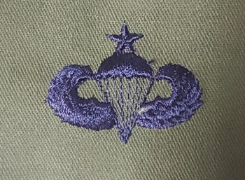 Parachutist Qualification Badge, Senior, USAF Subd