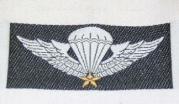 Vietnamese (RVN) Parachutist Qualification Badge. Woven.