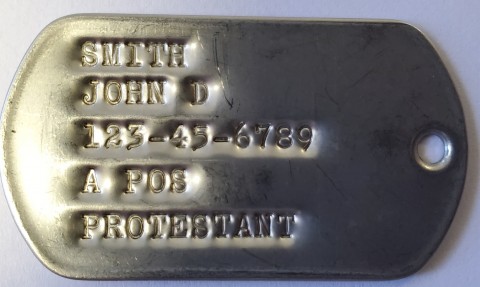 Usmc dog deals tag format