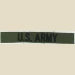 U.S. ARMY Branch Tape, Embroidered, Subdued - Thumbnail 1