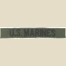 U.S. MARINES Branch Tape, Embroidered, Subdued - Thumbnail 1