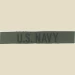 US NAVY Branch Tape, Embroidered, Subdued - Thumbnail 1