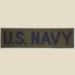 U.S. Navy Branch Tape, Woven, Subdued - Thumbnail 1