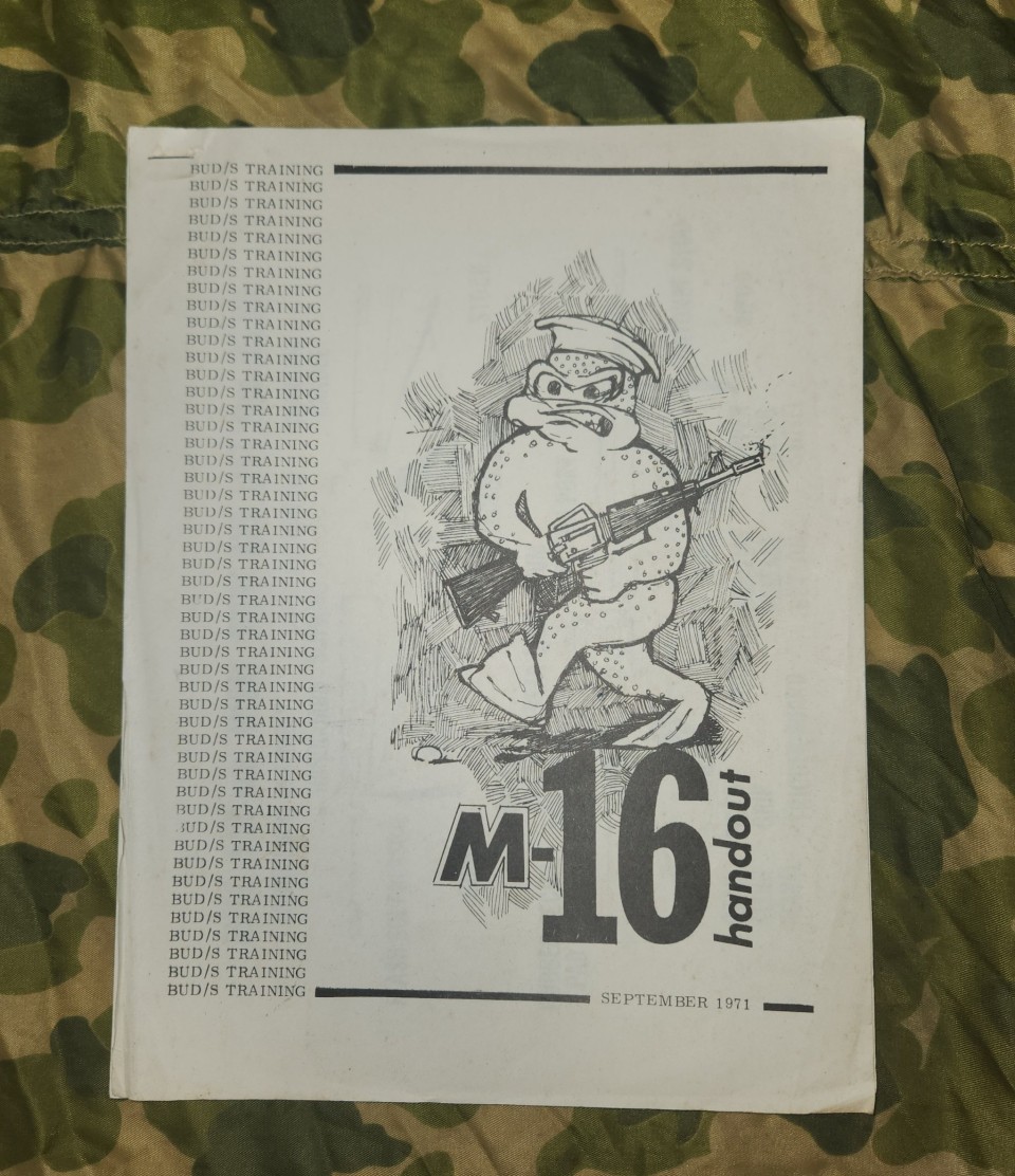 BUDS TRAINING M16 HANDOUT 1971 (NEW)