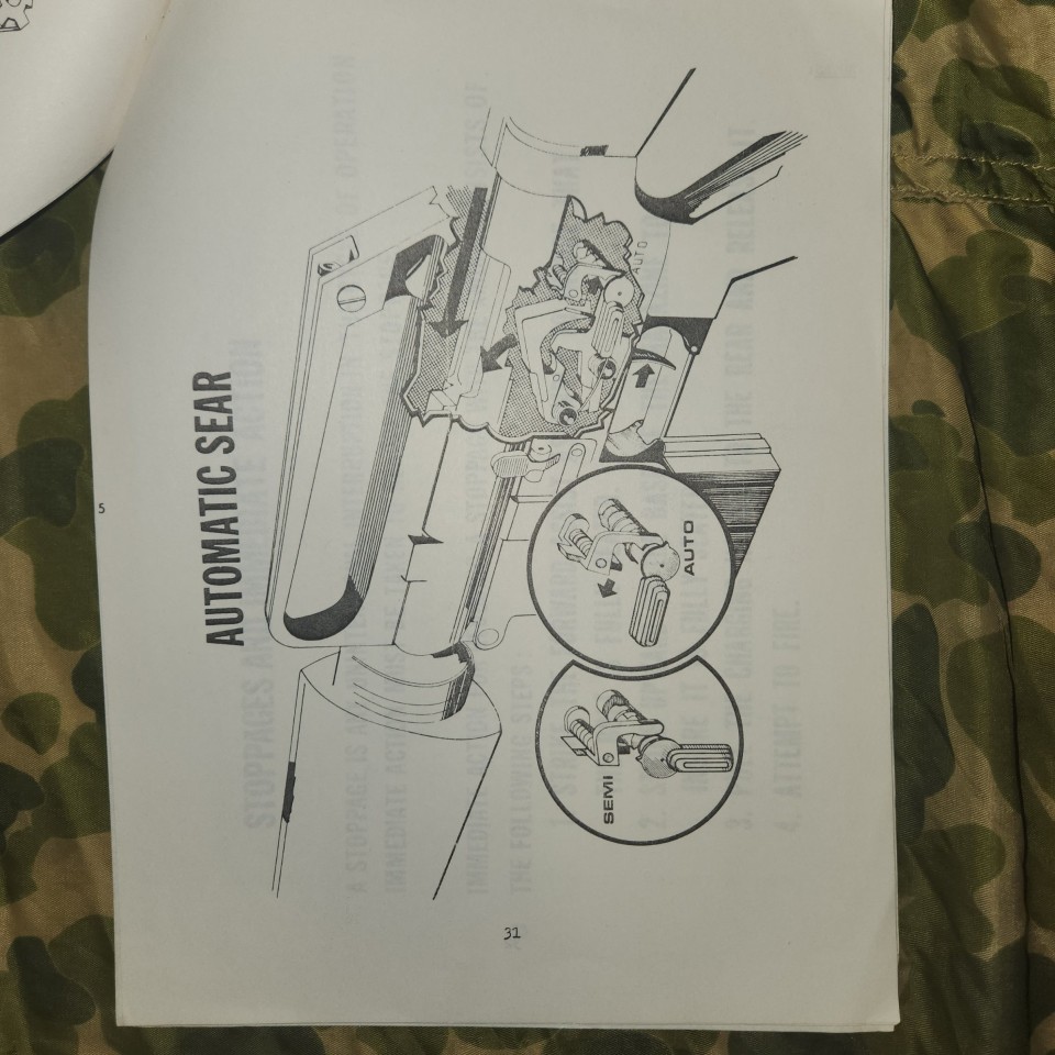 BUDS TRAINING M16 HANDOUT 1971