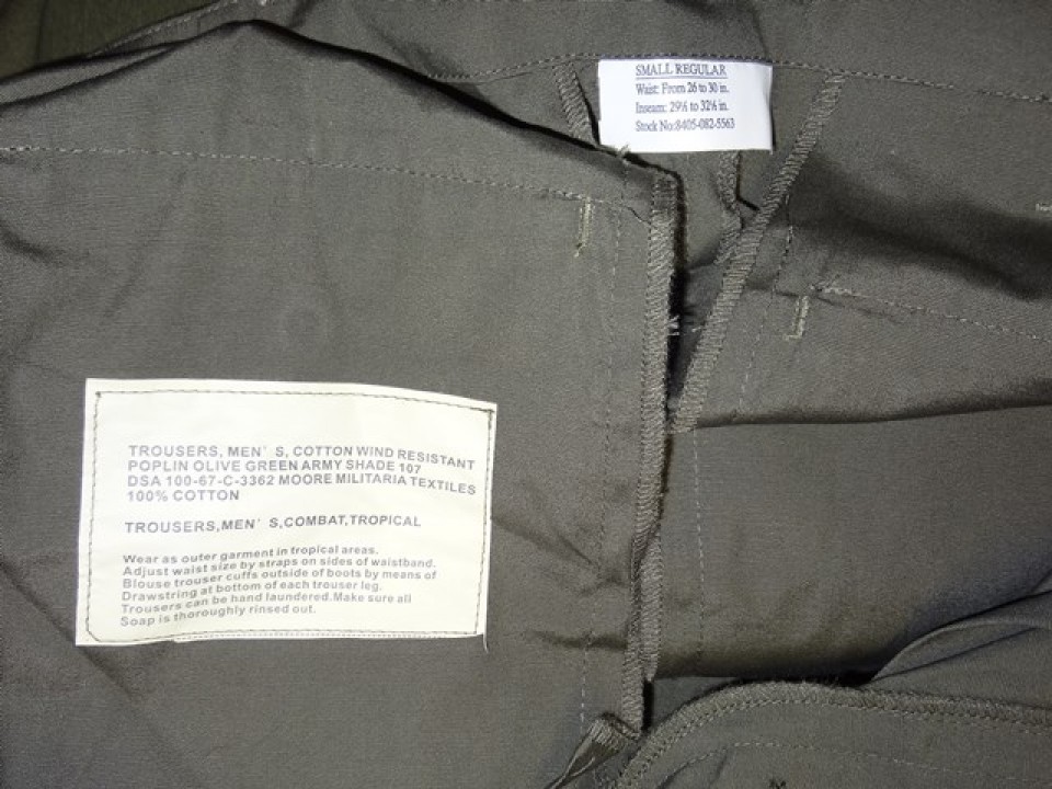 3rd Pattern Poplin Jungle Fatigue Pants