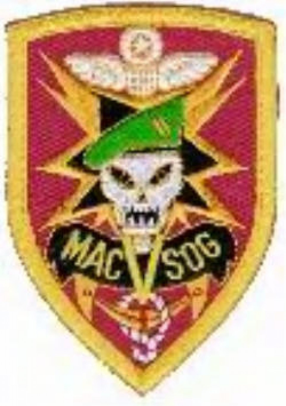MACV-SOG, Embroidered, Color. - SOG / Mike Force - Insignia