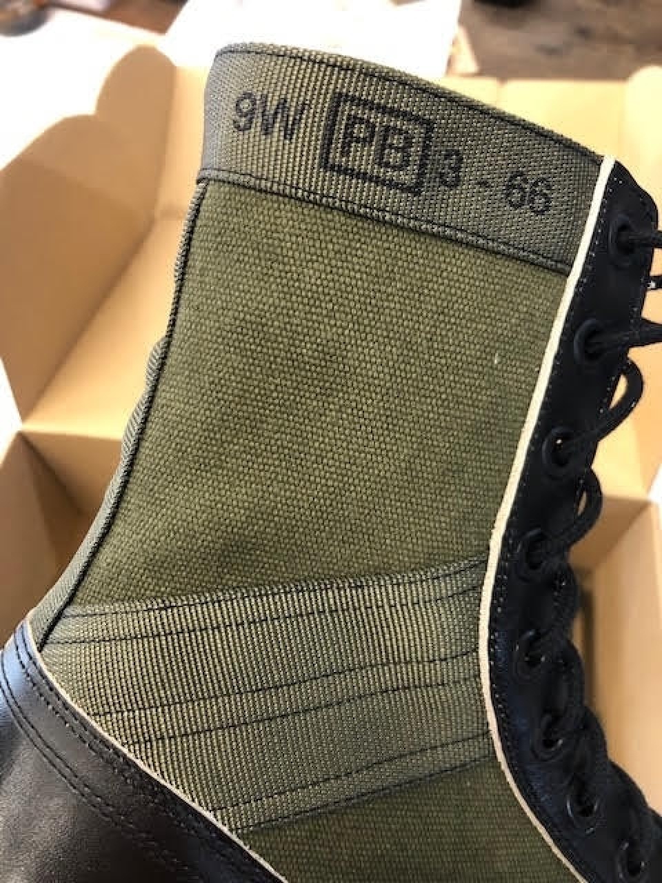 Jungle Boots 3rd Pattern Vibram Sole Repro