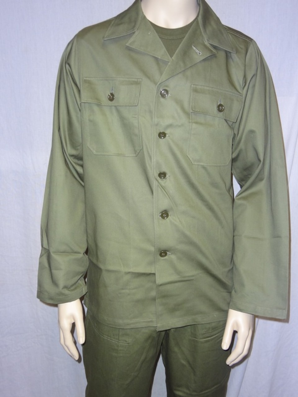 注目ブランド 1st Shirt Fatigue Sateen OG-107 Pattern ジャケット・アウター