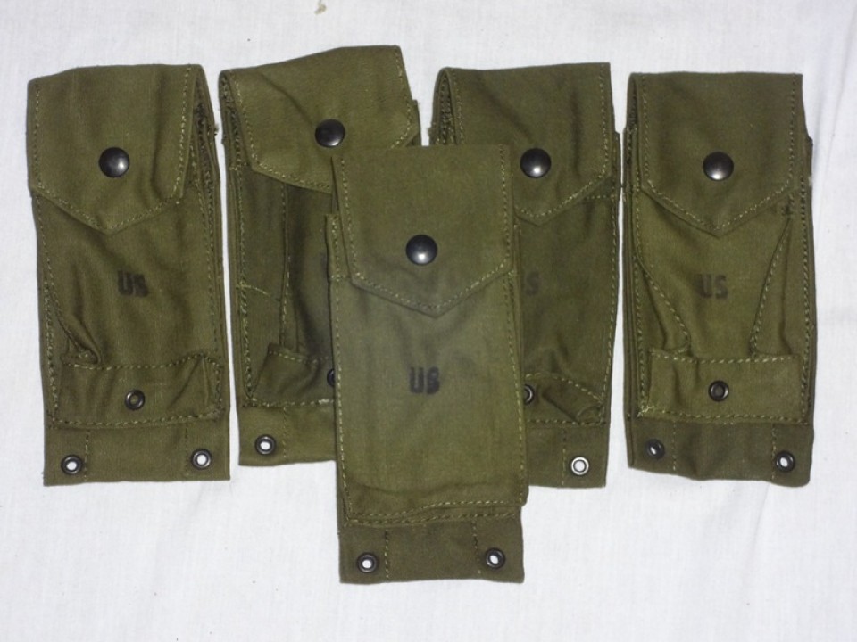 USMC M61 USMC Pocket, Ammo, Mag, M14 Rifle Ammunition Pouches US
