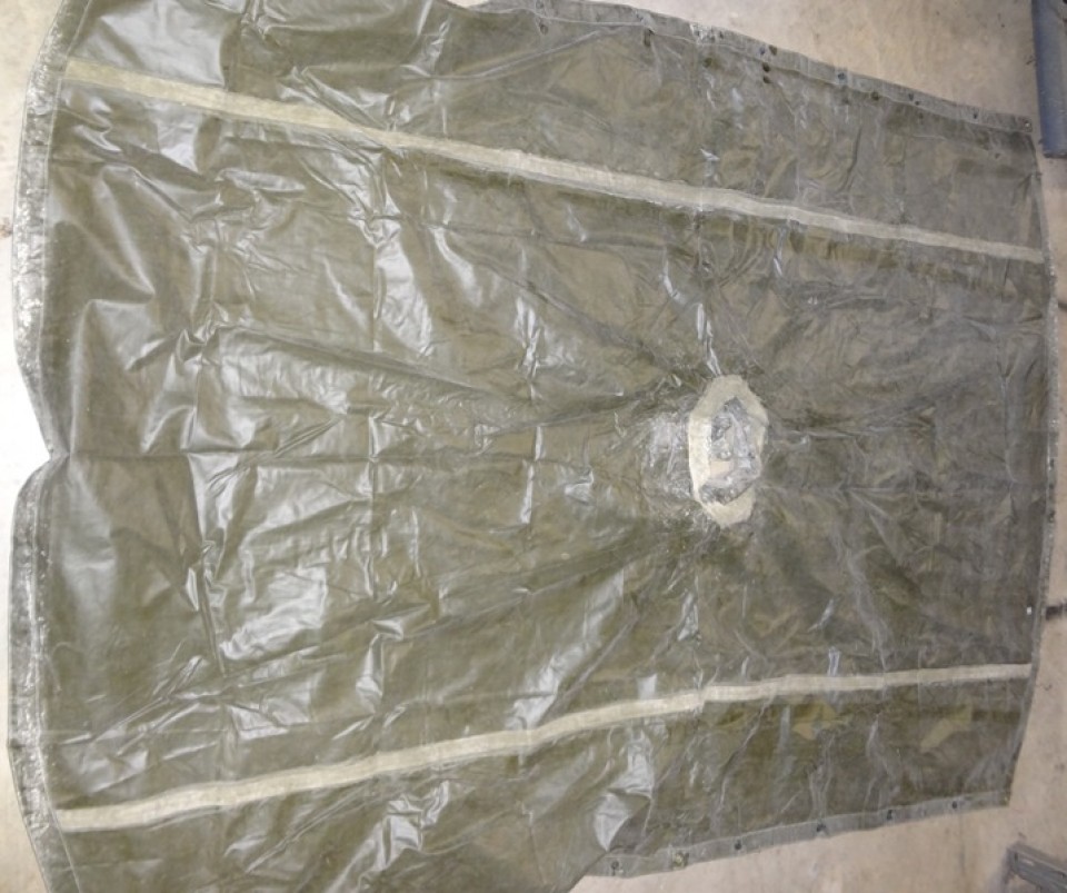 U.S.ARMY* : 1944 WWII MARINE CORPS PONCHO ISSUE PACIFIC WWII